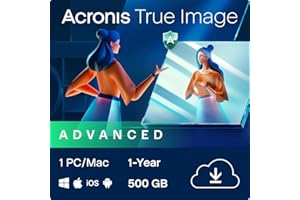 Acronis Cyber Protect Home Office 2023 | Advanced | 500 GB Cloud-Speicher | 1 PC/Mac | 1 Jahr | Windows/Mac/Android/iOS | Internet Security inkl. Backup | Aktivierungscode per Email