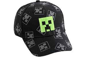 YCVBCY Miner Casquette de Baseball Ajustable, Cartoon Chapeau pour Enfant, Chapeau de Soleil pour Garçon, Casquette de Baseball Garcon Décontractée pour Les Sports d'Extérieur