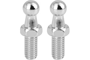X AUTOHAUX 2 Pcs Car Ball Stud Bolt Gas Struts Ball Ended Bolt Bonnet Hatch