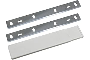 SANKUAI 2pcs 210x22x1.8mm Lame de raboteuse pour A-T-I-K-A adh 204 Typ1, feider F1120RD 210mm 8 Pouces Couteau de raboteur HSS
