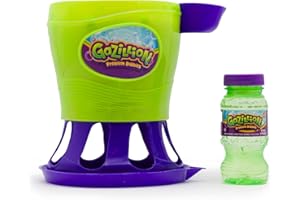 GAZILLION BUBBLES Gazillion Tornado Bubble Machine | Kids Bubble Blower - Blows 4500 Bubbles per Minute | Ideal for Outdoor Fun & Parties - Includes 4 oz. (115ml) Bubble Non-Toxic Solution Toys & Gifts Ages 3+