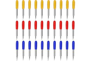 COYUN 30 Pezzi Lame di Ricambio per Cricut Explore Air 2 /Air 3/Maker Expression- 30/45/60° incl,Lama per Taglio fine e Lama per Taglio Profondo(Multicolore)