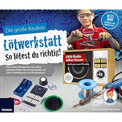FRANZIS Der kleine Hacker: Die große Baubox Lötwerkstatt, Radio-Bausat