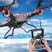 Produktbild G-Lighting® JJRC H8D 4-Kanal 2,4 GHz RC Quadrocopter Gyro mit integriertem 6 Axis Gyro System ascend/descend/forward/backward/side flying/360°rolling action/hover/3D/LED/2.0MP-HD-Kamera/5.8G transmission/CF mode/One key return-möglich Nachtfliegen (Ein Pack+2pcs 500mAh Batterie+4pcs Blades)