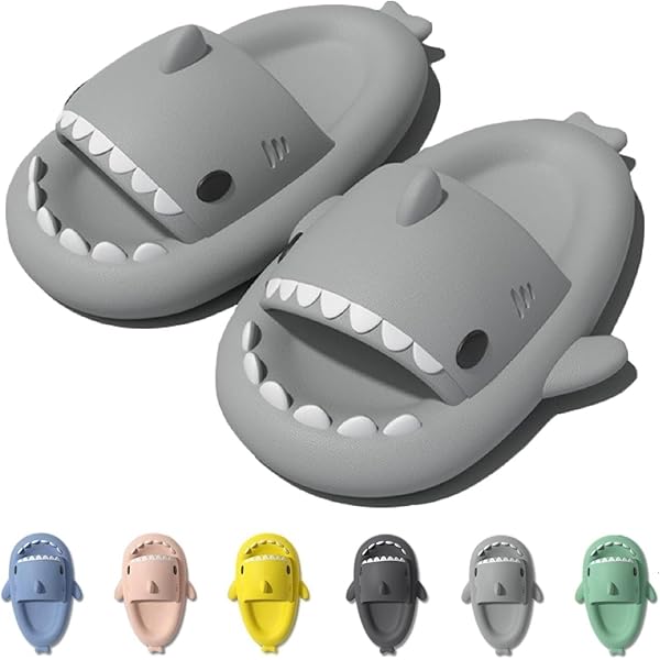 Ciabatte Da Bagno A Forma Di Squalo Per Bambini - Sandali Morbidi Per Spiaggia E Piscina - Foto 9