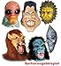 Produktbild FASCHING 60061 Voll-Maske sortiert Halloween NEU/OVP