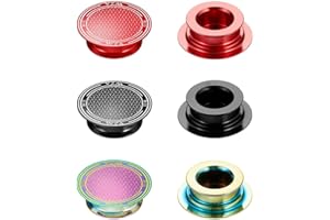 LIOAEUST Crank Dust Cover, Bike Crankset Crank Parts Bottom Bracket Dust Proof Cover （Black）