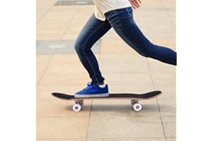 HUOLE Skate Completo Monopatín Principiantes Estrellado Ruedas PU - Skateboard Niño, Monopatín Niños Patinete Rodamientos Penny Board Adulto Adolescente Joven