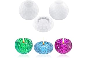 Kleemeiero 3PCS Moule Resine Epoxy Silicone pour Bougeoirs Résine Epoxy Moule Silicone Resine Epoxy Moulage Moules Moulage DIY Moules à Bougies en Silicone pour Boîte à Bijou, Pot de Fleur