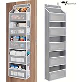 Valkyrie Kapı Arkası Organizer 5 Cepli Askılı Dolap D&uuml;zenleyici &Ccedil;ok Ama&ccedil;lı Kapı Arkası Raf 20kg Taşıma Gri