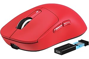 VGN GAMEPOWER Superlight X3PRO 59g Bezprzewodowa mysz dla graczy, 4K/8K Polling, 26,000 DPI, ultralekka mysz do gier, czujnik PixArt 3395, Tri-mode 2.4G/przewodowa/Bluetooth, 200 godzinna bateria,