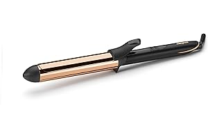 BaByliss Titanium Brilliance Curls - 32mm Hair Curler, for Large Curls and Soft Waves, Quality Titanium Coating, 6 Heat Settings up to 210°C, 2357U