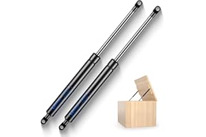 ARANA 2x Muelle de Amortiguadores de gas resorte universales 200 mm, 100 N presión, para cama otomana, cubierta de barco, canape, cama abatible, caja de almacenamiento, ventana y bricolaje