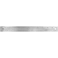 Westcott Stainless Steel Office Ruler with Non Slip Cork Base, 12 inch (10415)