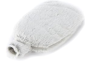 ‎WARMIES Warmies Mikrowellen-Flasche, Mikrowellen-Wärmekissen mit getrocknetem französischem Lavendel, Mikrowellen-Weizensäckchen in Marshmallow-Grau