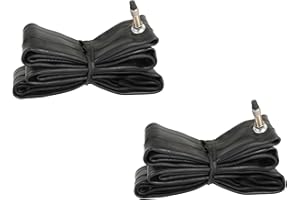 BISOMO 2 cámaras de aire para bicicleta, 26 x 1 3/8 pulgadas, 37-590, válvula Dunlop de 40 mm, tubo interior para bicicleta Citiybike