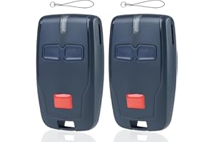 SELURK 2 Pezzi Telecomando Cancello 433,92 MHz Universale per Cancelli, Porte Garage Automazione Compatibile con Mitto 2, Mitto B, RCB2 RCB02, Rolling Code, Facile da Programmare, Batteria Inclusa
