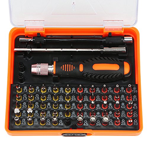 53tlg. Feinmechanik Präzisions Schraubenzieher Bitset Uhrmacher Schrauberdreher Set Reparatur Werkzeug - 2