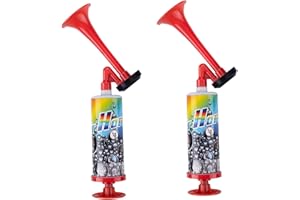 YSBCNK 2pcs Super Loud Handheld Air Horn - Extra Loud Safety Alarm for Car, Marine Boats, Sports, Camping