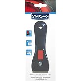 STARWAX Scraper for Hob Ceramic and Induction | Removes dirt, dry food debris and burnt grease, does not scratch, includes 2