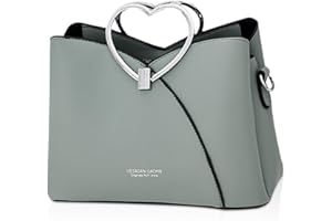 NICOLE & DORIS Borsa alla Moda per Donna Borsa a Tracolla in Pelle PU Borsa a Mano Impermeabile Borsa Tote Piccola Borsa Con Manico Superiore