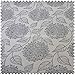 Produktbild Monet Blumenmuster Dunkelgrau Farbe Jacquard Gewebt Stoff Vorhänge Polsterstoff - Britisches Design Code 558