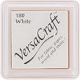 Tsukineko VersaCraft Ink Pad for Stamping - White, White - Small - Water-based, Opaque, Archival - Embossing