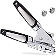 Styxon/Can Opener, 4-in-1 Can Opener Manual Smooth Edge Nefeeko, Bottle Opener Ergonomic Anti-Slip Grips, Lightweight Can Opener Stainless Steel with Heavy Duty Sharp Blade for Seniors Arthritis