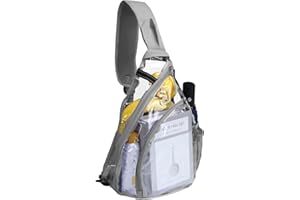 OSOCE Durchsichtig Umhängetasche Stadion genehmigt, Transparente Umhängetasche für Damen Herren,Arbeitskonzert Sicherheit Reisen Sportveranstaltungen