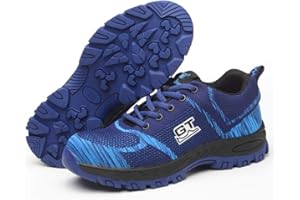 Webrosistol Chaussures Sécurité Homme Femme, Antidérapante Chaussures de Travail Unisexe Respirant Confortable pour été de Plein air