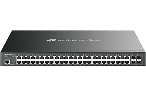 TP-Link TL-SG3452P | 48 Port Gigabit L2+ Managed PoE Switch | 48 PoE+ Port @384W, 4 x SFP Slots | PoE Auto Recovery | Omada SDN Integrated | IPv6 | Static Routing | 5 Year Manufacturer Warranty
