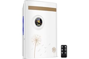 RAOFUO Luftentfeuchter Elektrisch Entfeuchter Keller 2200mL Raumentfeuchter Dehumidifier Mit Fernbedienung 24h Timer UV-Reinigung LED Display Luftentfeuchter Automatisches Abtauen Gegen Feuchtigkeit Schimme