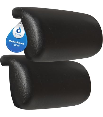 AQUADE Nackenkissen Badewanne Schwarz - Pillow For Bathtub - Kopfkissen