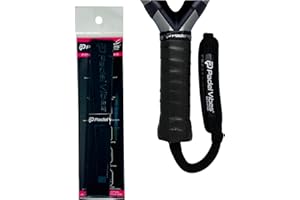 Padel Vibes® BOLD LuxeTac™ Overgrip | Ultra Tacky, Sweat-Absorbing, Luxurious Leather-Like Feel | Durable Overgrip Tape for Padel, Tennis, Squash, Badminton, and Pickleball Rackets