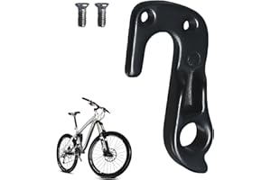 TenaLucy Gancio Deragliatore,Gancio Forcellino per Cambio Gancio Posteriore Per Bicicletta Gancio per Deragliatore Posteriore con Set di Viti Gancio per Cambio Forcella Posteriore in Lega di Alluminio
