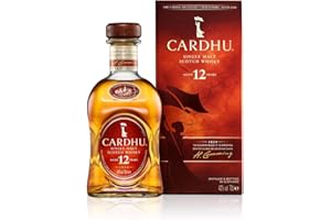 Cardhu 12 Ans, Whisky Écossais Single Malt, 70 cl