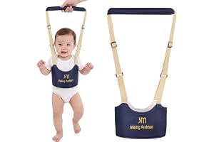 WUMZIRA Hängslen för första steg, baby walking assistent 6–18 månader, handvandrare, justerbar säkerhetssele för att lära sig