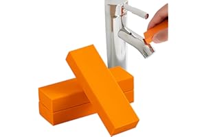 CRGANGZY Borrador mágico de acero inoxidable,Esponja borradora de artefactos de descontaminación,Borrador de cal de cal,Borrador de óxido de goma Herramientas multiusos de limpieza del hogar húmedo y seco de