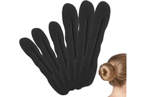 OGLYMRA Lot de 6 Donuts Chignon - Chignon Magique (3 Grands + 3 Petits) - Accessoires Cheveux Femme pour Créer des Bun Chignons Faciles et Rapides - Idéal pour Coiffures Élégantes et Pratiques