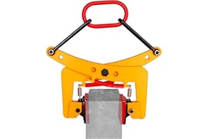 VEXNOOK Pinza da 280 kg, apertura regolabile da 8 a 30 cm, per sollevare e trasportare pietre