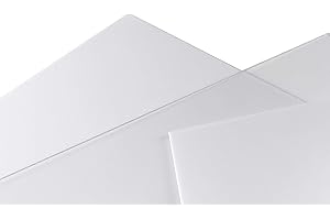 Wallazz Crilex (vetro sintetico trasparente) tagliato a misura 40x50cm, Accessorio infrangibile ed antinfortunistico per cornici e quadri