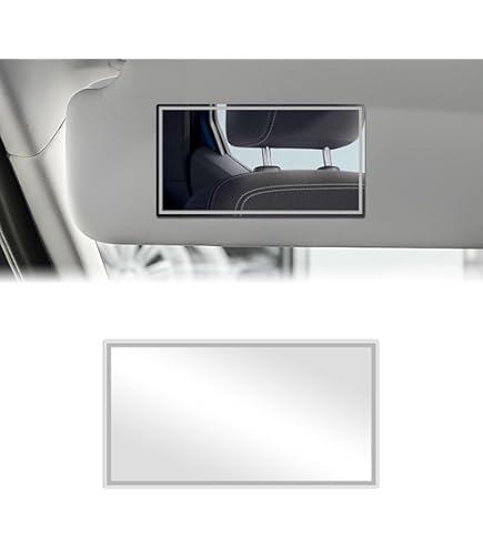 Specchietto Auto Per Trucco E Bambini - Adesivo Per Visiera O Schienale - Foto 8