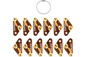 OMUKY Aluminum Guy Rope Tensioner Wind Rope Buckle Tent Rope Adjuster Guyline Cord Adjuster for Camping Hiking