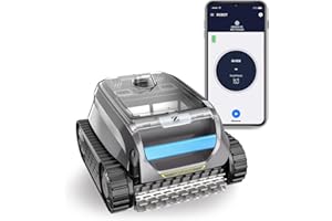 Zodiac Freedom of 42 IQ Robot Piscine sans Fil pour piscines jusqu'à 10 x 5 m, nettoie Fond, Murs et Ligne de flottaison. Robot Batterie au Lithium et connectivité Via Aqualink