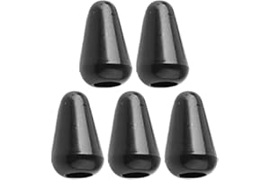 LIEBEWH 5 Uds Selector de Pastilla Interruptor de Punta de Guitarra de Plástico Interruptor de Palanca Punta de Perilla para Piezas de Repuesto de Guitarra Eléctrica