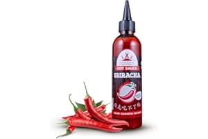 ‎POPPAMIES Poppamies Sriracha Hot Sauce - International Flavor Awards 2019 - Winner Sauce - Glutenfrei Laktosefrei Vegan - Würze: 4/10-275g
