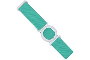 Diasticker® | Freestyle Libre 2 - Bande de fixation | Flexible - Résistant à l'eau - Tenue forte | brassard de capteur, protection, fixation | Ring: Blanc (Large: 35-45 cm, Turquoise)