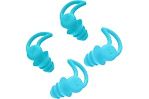 wilcractk Ohrstöpsel Schnarchstopper 4 Fach Geräuschreduzierung Weiche Bequeme Ohrstöpsel Zum Schlafen Schnarchen Blau 2 Paare Ideal Für Schlaf Reisen Und Arbeiten