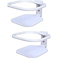 MakerV Wall Mount Bracket for Tp-Link Deco M4/E4 Mesh WiFi Router - Wall Stand/Holder, Plastic, Screw Mount, Pack of 2
