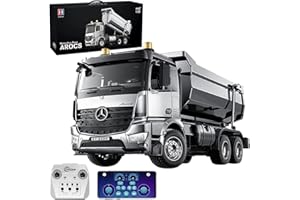 s-idee® E590-003 Mercedes Arocs Rc Dump Truck Metallo ribaltabile 1:20 Camion 10 Canali Double E CADA E-590